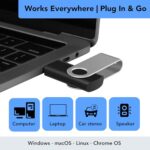 10-Pack Enfain 16GB USB 2.0 Flash Memory Stick Swivel Thumb Drives for Universal - Image 3