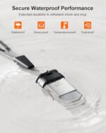 128GB USB 3.0 Flash Drive, Mini Thumb Drive Waterproof Memory Stick with Lanyard - Image 3