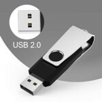 TOPESEL 5 Pack 32GB USB Flash Drives Flash Drive Flash Memory Stick Swivel USB - Image 3
