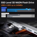 SSK 64GB Dual USB Flash Drive USB C Thumb Drive - Image 3