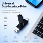 USB Flash Drive 256GB, 2-in-1 Type-C and USB-A Thumb Drive - Image 3