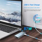 USB C HUB, USB C Adapter 11 in 1 Dongle with 4K HDMI, VGA, Type C PD, USB3.0 - Image 3