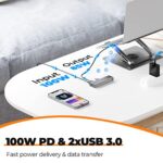 TOBENONE USB C Laptop Docking Station Stand for MacBook - Image 3