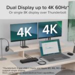 Plugable Thunderbolt 4 Dock with 100W Charging, Thunderbolt Certified - Image 3