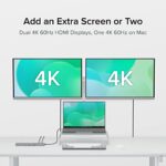 Plugable 11-in-1 USB-C Hub, 100W USB-C Pass-Through - Image 4