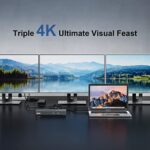 WAVLINK Docking Station 3 Monitors, 12-in-1 DisplayLink Docking Station with - Image 3