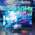 Laptop Docking Station,WAVLINK Triple Monitors Dock,Dual DisplayPort,HDMI - Image 3