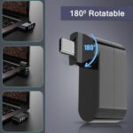 VIENON 4-Port USB C Hub [90°/180° Degree Rotatable] - Image 3