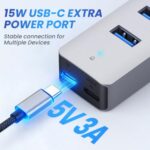 EJAY 4 Port USB3.0 and USB-C HUB for PC,Laptop,MacBook Pro etc - Image 3