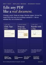 Scrivar PDF Pro - Organize, Edit, Compress, Convert, Merge, eSign - Image 3