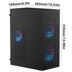 Micro ATX Case PC Case: MATX Case Mini PC ITX Desktop Computer Case Support - Image 2