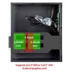 Micro ATX Case PC Case: MATX Case DTX Mini PC ITX Desktop Computer Case Support - Image 3
