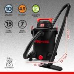 Shop-Vac 5430115 Wet/Dry Vacuum, 10 Gallon, 4.5 Peak HP - Image 3