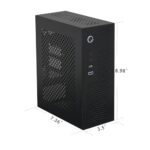 A09 Black Typec(10g)+USB3.0 Black Mini-ITX 0.8mm SPCC Desktop Computer Case Fit - Image 2