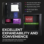 Zalman S4 ATX Mid-Tower Desktop Computer PC Case, 2 x 120mm Quiet Fans - Image 3