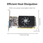 GeForce GT 610 2G DDR3 Low Profile Graphics Card, PCI Express 1.1 x16, HDMI/VGA - Image 3