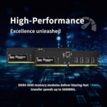 DATO DDR5 UDIMM 32GB Kit 16GBx2 Desktop RAM 5600MHz PC5-44800 CL46 1.1V 288-Pin - Image 3