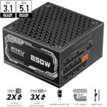 850W Fully Modular Power Supply, 80+ Gold Certified PSU - Image 3