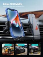 Lamicall 2026 Wider Clamp & Metal Hook Car Phone Holder Vent [Thick Cases - Image 3
