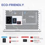 Vetroo 1000W White Power Supply, ATX 3.1 Ready & Dual PCIe 5.1 - Image 2