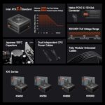 PCCOOLER KN850 850W ATX 3.1 Fully Modular Power Supply, 80 Plus Gold - Image 3