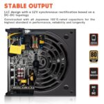 ARESGAME AGT Series 850W Power Supply, 80+ Gold Certified, Fully Modular - Image 3