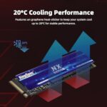 KingSpec NX Series 1TB Gen3x4 NVMe M.2 SSD, Up to 3500MB/s - Image 3
