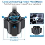 Miracase [Upgraded Version Cup Phone Holder for Car - Image 3