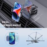 Phone Mount for Car Phone Holder [Military-Grade Suction & Stable Clip] Car - Image 3