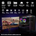 STGAubron Gaming PC Desktop,Core I7,RX 580 16G,16G RAM,512G SSD - Image 3