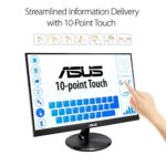 ASUS VT229H 21.5" Monitor 1080P IPS 10-Point Touch Eye Care with HDMI VGA, Black - Image 4