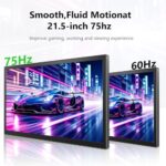 21.5inch Large Portable Monitor for Laptop, FHD 1080P 75Hz VESA Supported USB-C - Image 3