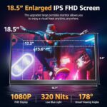 Upperizon Portable Monitor 18.5 inch FHD 125% sRGB 100Hz IPS HDR HDMI USB-C - Image 4