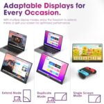 Kado Portable Monitor 15.6-Inch FHD 1920x1080 USB-C HDMI IPS Display - Image 3