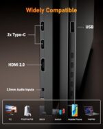 Yodoit Portable Monitor for Laptop 100Hz 18.5" FHD 1080P Screen IPS Display with - Image 3