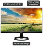 acer 23.8” Full HD 1920 x 1080 IPS Zero Frame Home Office Computer Monitor - Image 3