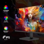 KTC 24 Inch QHD 100Hz Computer Monitor, IPS Monitor 2K 1440P, H24T27 - Image 3