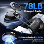 ANDERY Car Phone Holder for Magsafe [78+LBS Strongest Suction & 2400gf Magnetic] - Image 3
