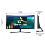 Samsung 27" Essential S3 (S36GD) Series FHD 1800R Curved Computer Monitor - Image 3