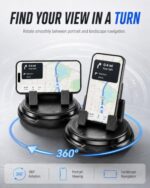Car Phone Holder 360 Degree Rotation Navigation Mount Splendid Dashboard - Image 3