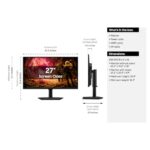 Samsung 27” Odyssey G5 (G50F) Series QHD Gaming Monitor - Image 3