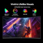 KTC H27S5C 27 Inch Curved Gaming Monitor, 1440P QHD 144Hz Monitor, HDR 400 - Image 3