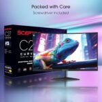 New! Sceptre 27-inch Curved Gaming Monitor 1080p 1500R up to 250Hz DisplayPort - Image 3