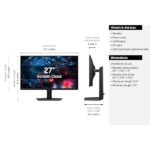 Samsung 27” Odyssey G7 (G70F) Series Gaming Monitor, 4K FHD - Image 3