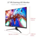 Sceptre New 27-Inch Gaming Monitor, FHD 1080p, Up to 180Hz, 1ms, DisplayPort - Image 3