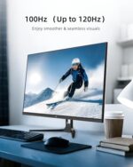 KTC 32 Inch 2K Computer Monitor, QHD 120Hz Monitor with IPS Panel, White - Image 3