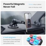 APPS2Car Magnetic Phone Mount for Car, Dashboard & Windshield Suction Cup Holder - Image 3