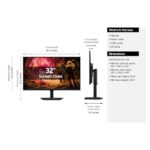 Samsung 32” Odyssey G5 (G50F) Series QHD Gaming Monitor - Image 3