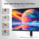 KTC 32 Inch 4K UHD White Computer Monitor, HDR VA Panel, H32U6 - Image 3