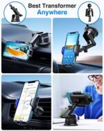 VANMASS [True Military-Grade] Car Phone Holder [Best Suction & Clip] Cell Phone - Image 3